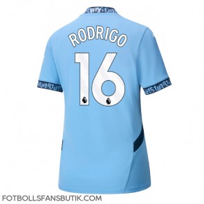 Manchester City Rodri Hernandez #16 Replika Hemmatröja Damer 2024-25 Kortärmad